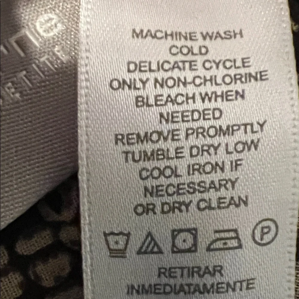 Brown & Tan Liz Claiborne 6P Patterned Shirt - Picture 4 of 7